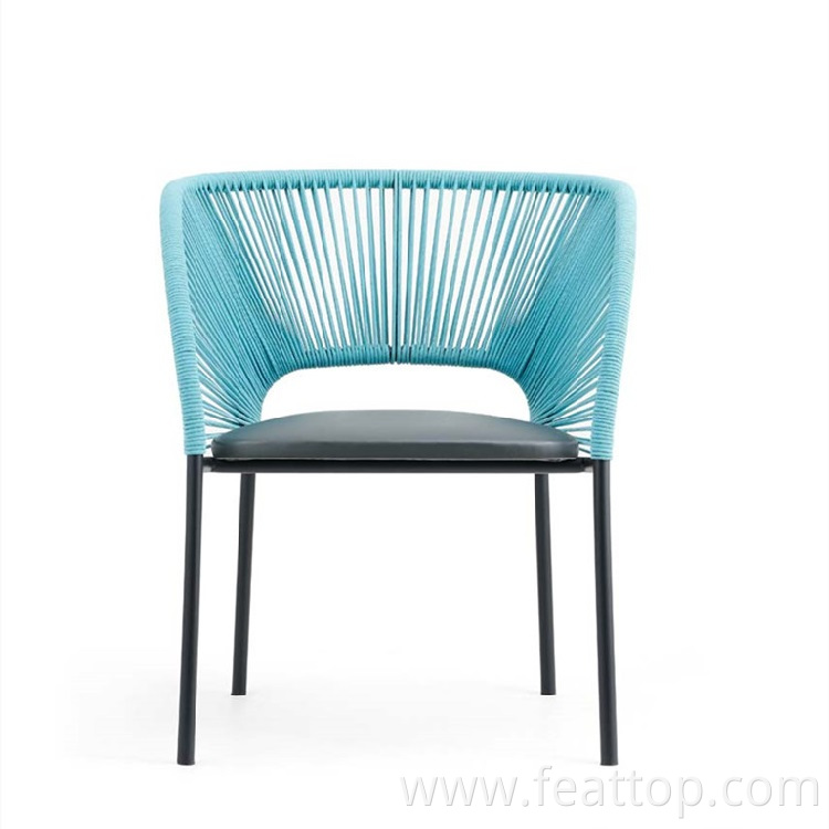Outdoor Rattan Chair Balcony Garden Patio Cafe Hotel Swimming Pool Lounge Rattan Chair